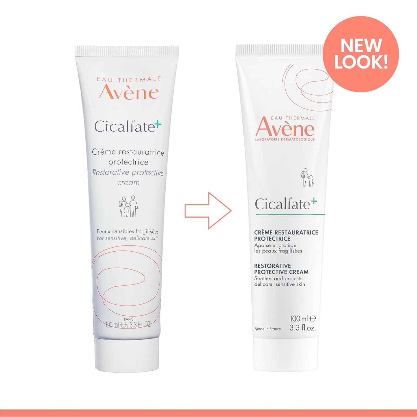 Avène Cicalfate+ Restorative Protective Cream - Face Moisturizer for Sensitive Skin | Safe for All Ages