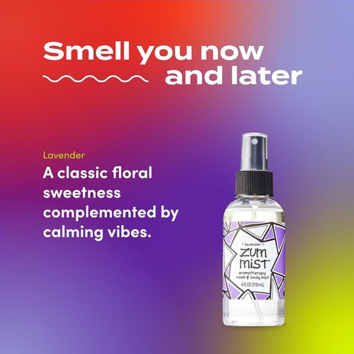 Indigo Wild Zum Mist Room & Body Spray - Lavender Aromatherapy Essential Oil - 4 Fl Oz