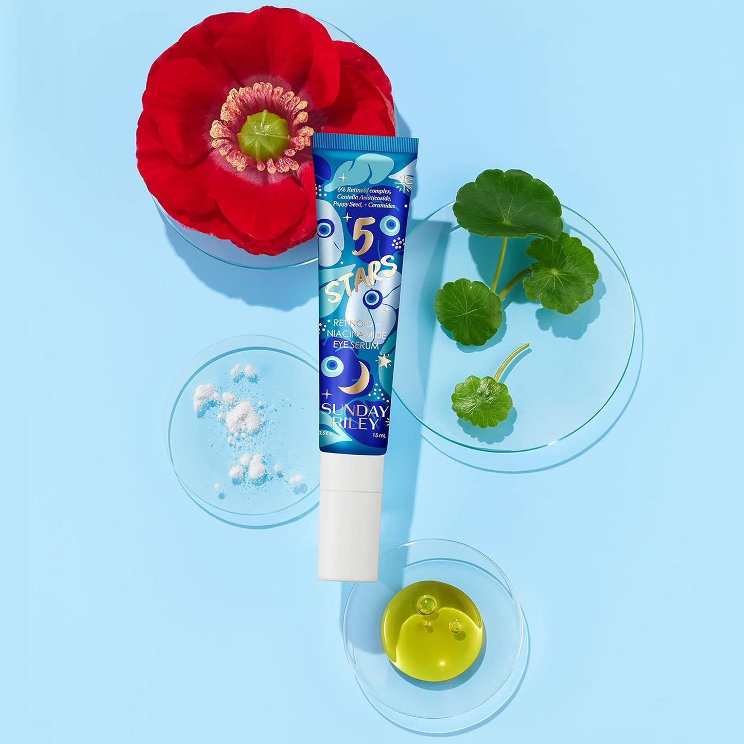 Sunday Riley Retinol + Niacinamide Eye Serum - Anti-Aging Dark Circle & Wrinkle Treatment