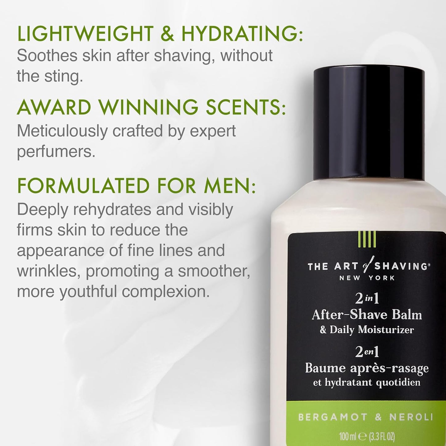 The Art of Shaving After-Shave Balm - Soothing Hydration for Smooth Skin | 3.3 oz