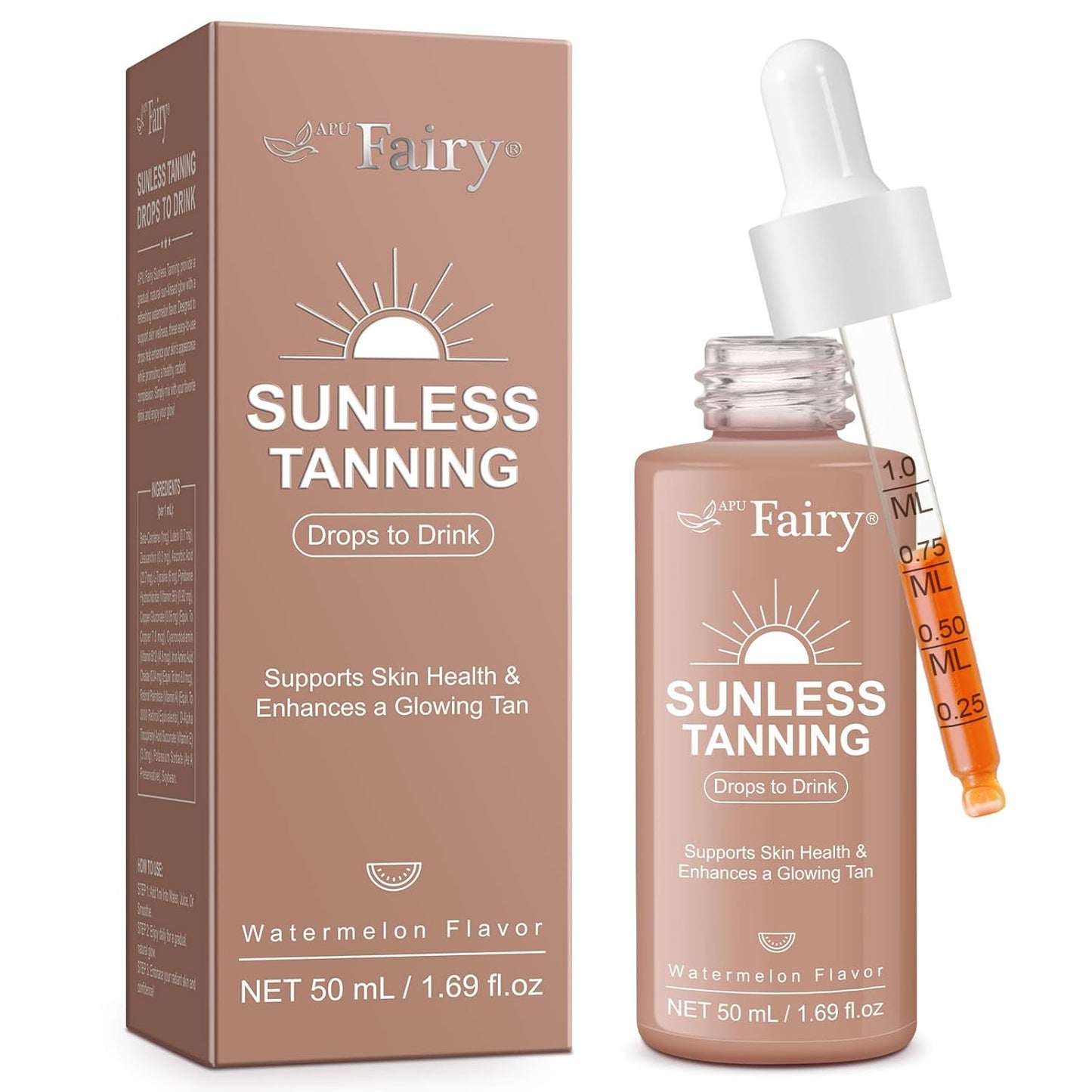 Skiennix Tanning Drops - Natural Sunless Tanning Solution for Face & Body | Enhances All Skin Tones