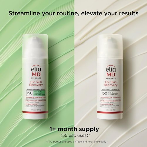 EltaMD UV Skin Recovery Sunscreen SPF 50 - All Mineral Zinc Oxide Formula for Sensitive Skin