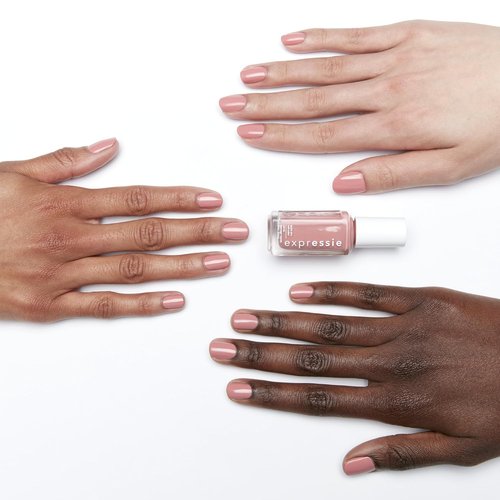 Essie Expressie Nail Polish - Quick-Dry Rose Pink Vegan Formula | 0.33 Fl Oz for Effortless Application