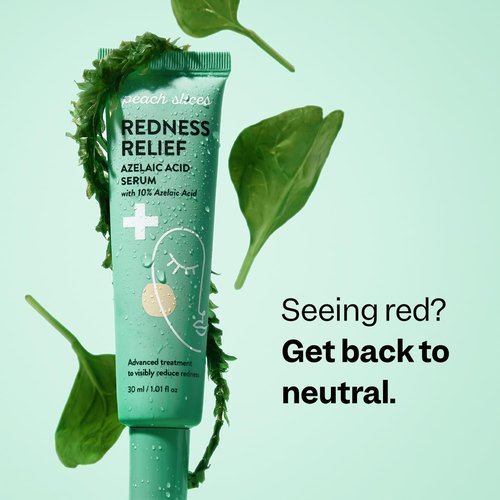 Peach Slices - Redness Relief Serum with 10% Azelaic Acid | Advanced Vegan Skincare (1.01 oz)