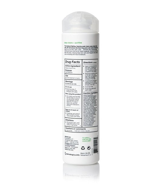 Dermalogica Clear Start Foaming Wash - Acne Face Wash with Salicylic Acid & Tea Tree Oil - Deep Clean Pores