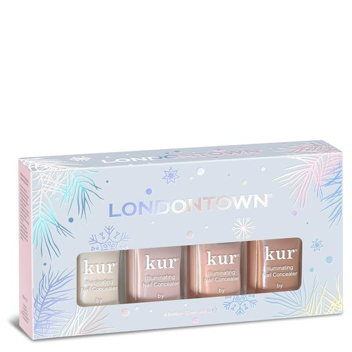 LONDONTOWN Illuminating Nail Concealer - Sheer Brightening Polish & Strengthener for Discolored Nails | 21+ Free, 0.4 Fl Oz