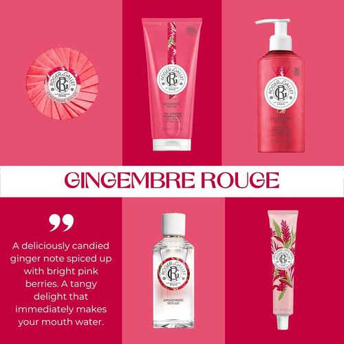 Roger & Gallet Body Wash - Gingembre Rouge Red Ginger Shower Gel for Women | 6.6 Oz