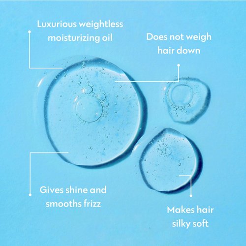 No nothing Hair Oil for Frizzy Hair, Lightweight Anti Frizz Hair Serum for Dry Hair, Frizz Control, Shine and Smoothing, Fragrance Free, Vegan and Cruelty Free, 1.7 fl oz