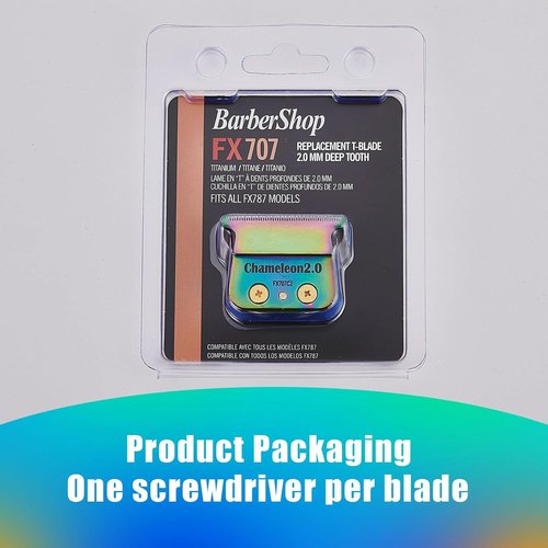 BaByliss PRO FX707Z DLC 2.0 Replacement Blades - Zero-Gapped Trimmer Blade for FX787 & FX726