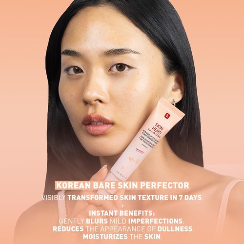 Erborian Skin Hero Perfector - Non-Tinted Concealer & Makeup Primer for Hydration, Texture Smoothing, and Blurring | Korean Skincare