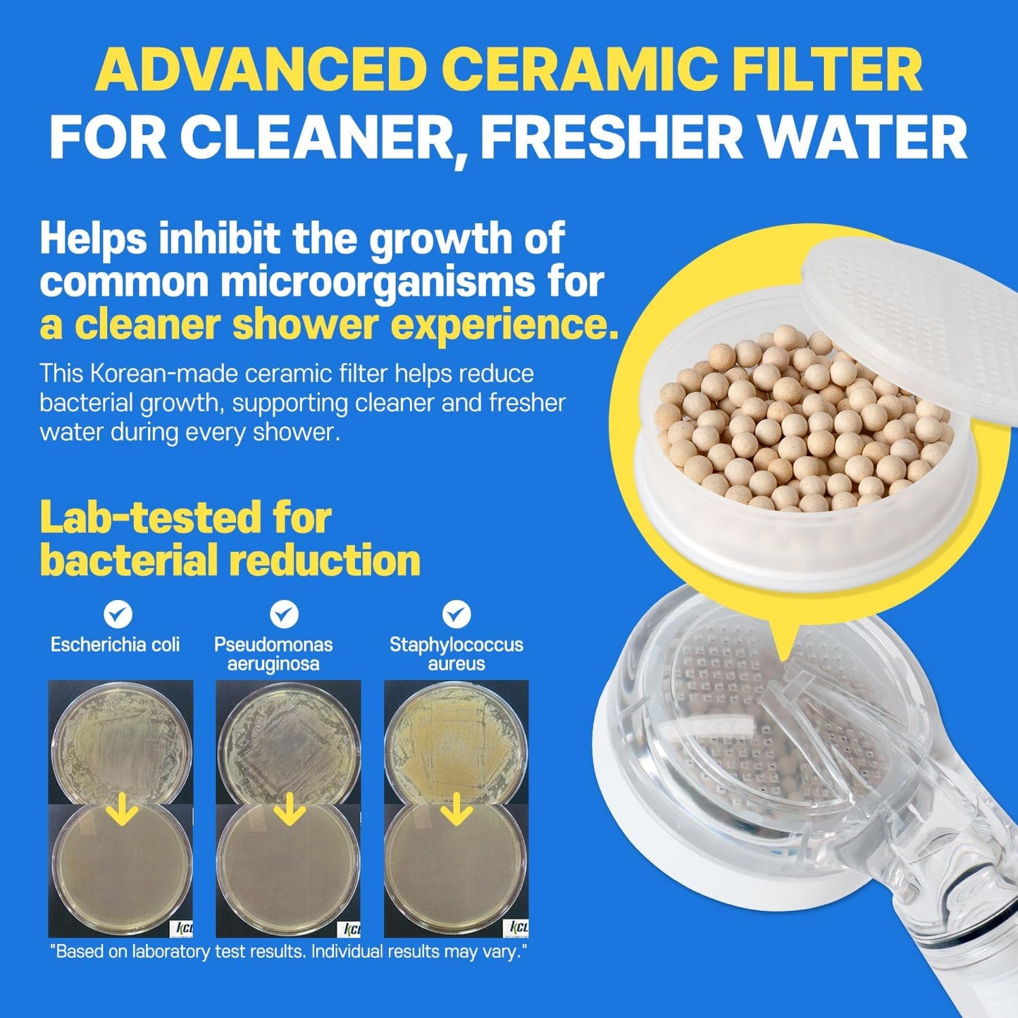 Skiennix Filter Showerhead - Inspired by Korea's Beauty Culture | Carbon Composite Filter | Complete Set