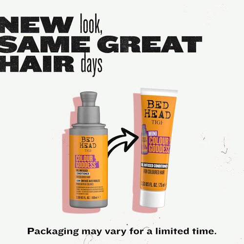 Bed Head by TIGI Colour Goddess Conditioner - Oil Infused Formula for Color Treated Hair | Travel Mini, 2.53 fl oz