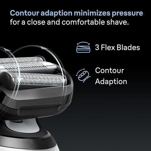 Braun Series 6 Electric Shaver Replacement Head - Sensitive Skinguard, Compatible with 64B, Black