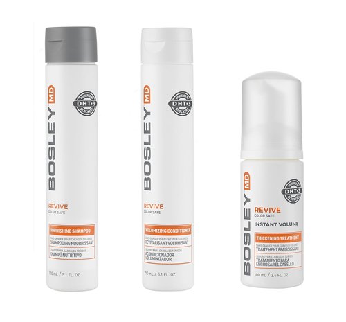 BosleyMD BosRevive Hair Care Kit - Color-Safe Solution for Thinning Hair | 30-Day Starter Set with Biotin & Botanical Extracts