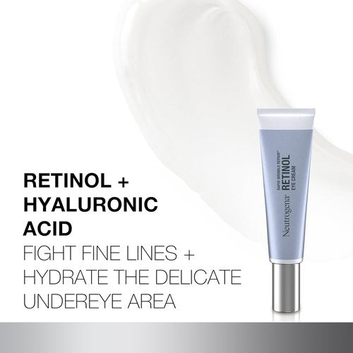 Neutrogena Rapid Wrinkle Repair Eye Cream - Anti-Aging Formula with Retinol & Hyaluronic Acid | 0.5 fl. oz