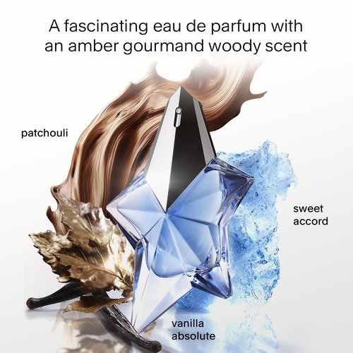 Mugler Angel Eau de Parfum | Women's Ambery & Woody Perfume with Bergamot, Praline & Patchouli