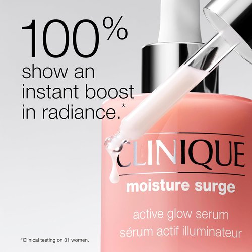 Clinique Moisture Surge Active Glow Serum - Hydrating, Lightweight Formula with Lactic Acid & Vitamin C