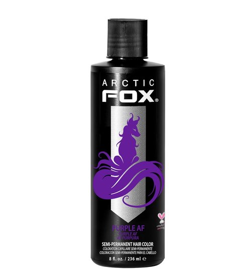 Arctic Fox Purple AF Semi-Permanent Hair Dye - Vegan, Cruelty-Free, Conditioning - 8 Fl Oz