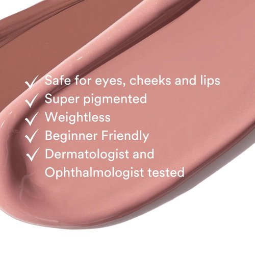 Gen See Matte Liquid Eyeshadow - Weightless High Pigment Multi-Use Makeup in Linen | Vegan & Cruelty-Free