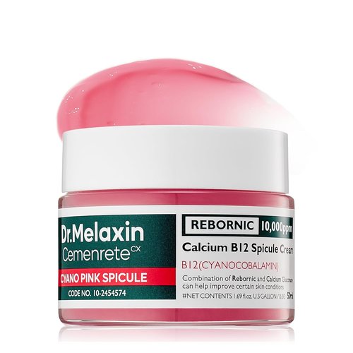 Dr. Melaxin Cyano Pink Spicule Cream - Dark Circle Treatment with Calcium & Vitamin B12, 1.69 fl. oz.