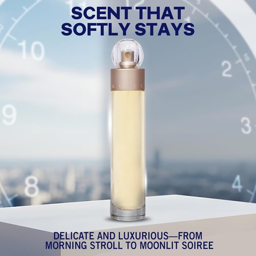 Perry Ellis 360° Eau De Toilette Spray for Women - Light Floral Perfume, Long Lasting | 3.4 fl oz (100 mL)