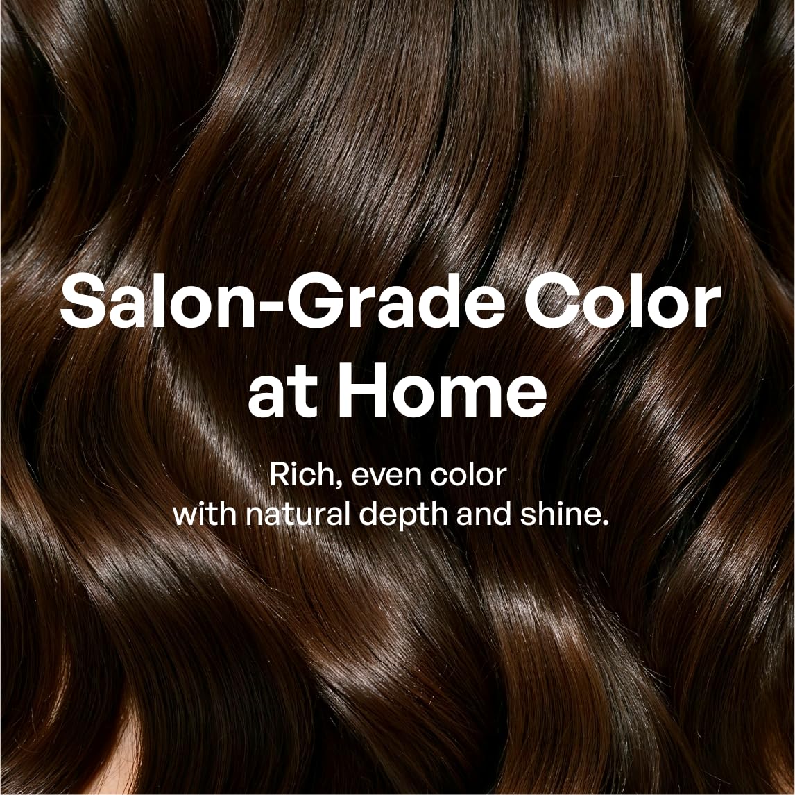 Skiennix Professional Salon Grade Hair Dye - 100% Gray Coverage | Hypoallergenic Permanent Color Kit (4N Velvet Espresso)
