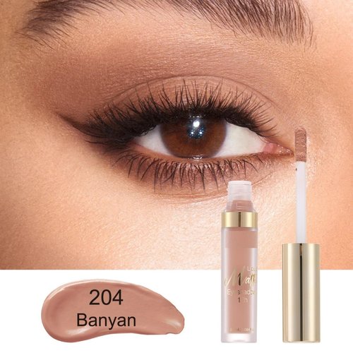 MAEPEOR Matte Liquid Eyeshadow - 8 Color Palette | Long-Lasting, Waterproof & Creamy Formula (P04 Banyan)