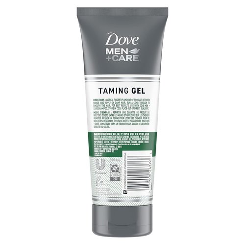 DOVE MEN + CARE Hair Taming Gel - Strong Hold Styling Product for Thicker, Healthier Hair | 7 oz (3 Count)