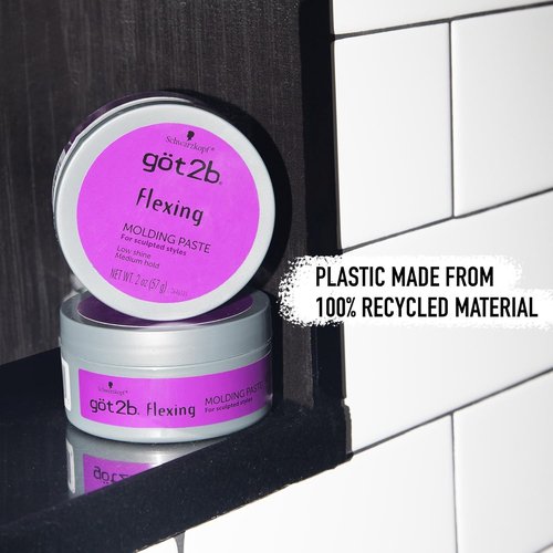 Got2B Flexing Molding Paste - Strong Hold Hair Styling Cream | 2 oz for All-Day Style
