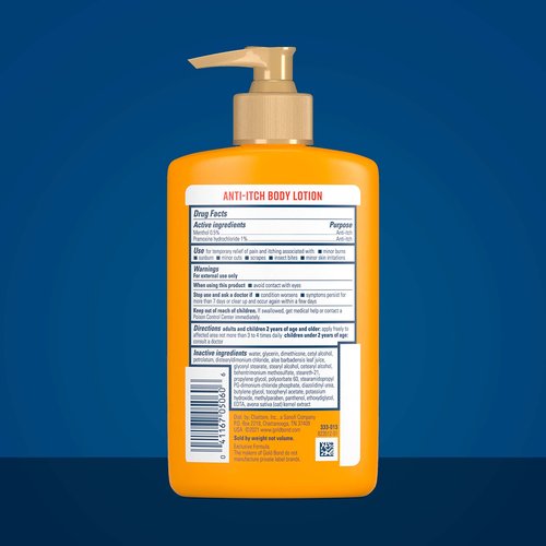 Gold Bond Medicated Anti-Itch Body Lotion 5.5 oz, Steroid Free, Fast Acting Itch Relief