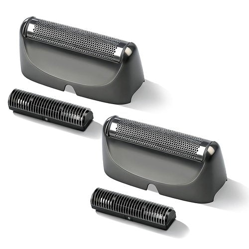 BaBylissPRO Shaver Replacement Foil & Cutter - 2-Pack Compatible with UV-Disinfecting Model (Grey)