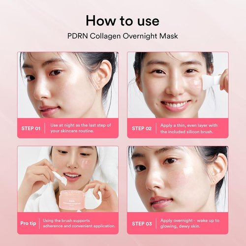 Abib PDRN Collagen Overnight Face Mask - Firming Jelly 2.7 fl oz | Korean Sleeping Mask for Rejuvenation & Elasticity
