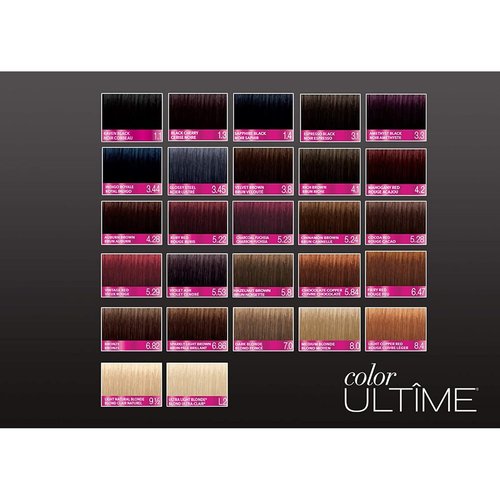 Schwarzkopf Color Ultime Hair Dye - Permanent Intense Black Cherry | Fade-Resistant, Covers Grays