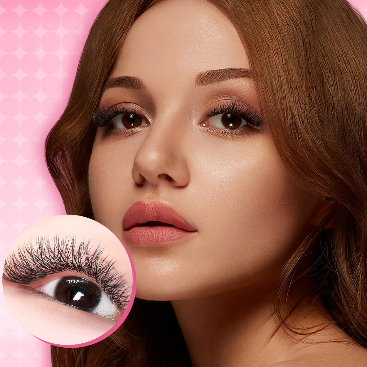 3D W Shape Eyelash Extension Natural Soft Volume 0.07mm D curl 15mm Premade Fans Faux Mink Matte Black Cluster 12 rows