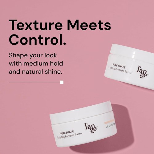 L’ANGE HAIR Pure Shape Sculpting Pomade Paste - Light Hold, Natural Matte Finish | Non-Greasy Texture for All-Day Style