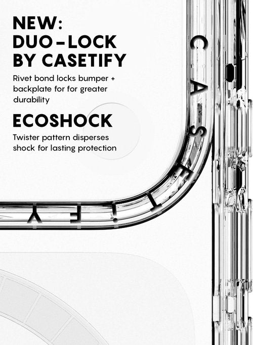 CASETiFY iPhone 17 Pro Max Case - Lightweight Slim Fit, Magsafe Compatible | Confetti Sprinkles - Clear Black