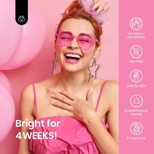 Beetles Pink Gel Polish - Flamingo Feather 15ML/0.51Fl Oz, Light Pink Gel Nail Polish, Soak Off UV LED Lamp Nail Art, Long-Lasting Manicure Salon DIY Home Spring Nails - Gifts for Her