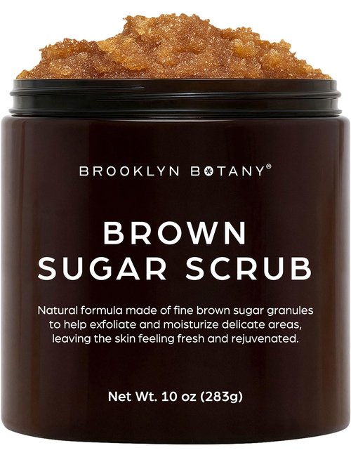 Brooklyn Botany Body Scrubs - Moisturizing and Exfoliating Body, Face, Hand, Foot Scrub - Fights Acne, Fine Lines & Wrinkles, Great Gifts For Women & Men - 10 oz