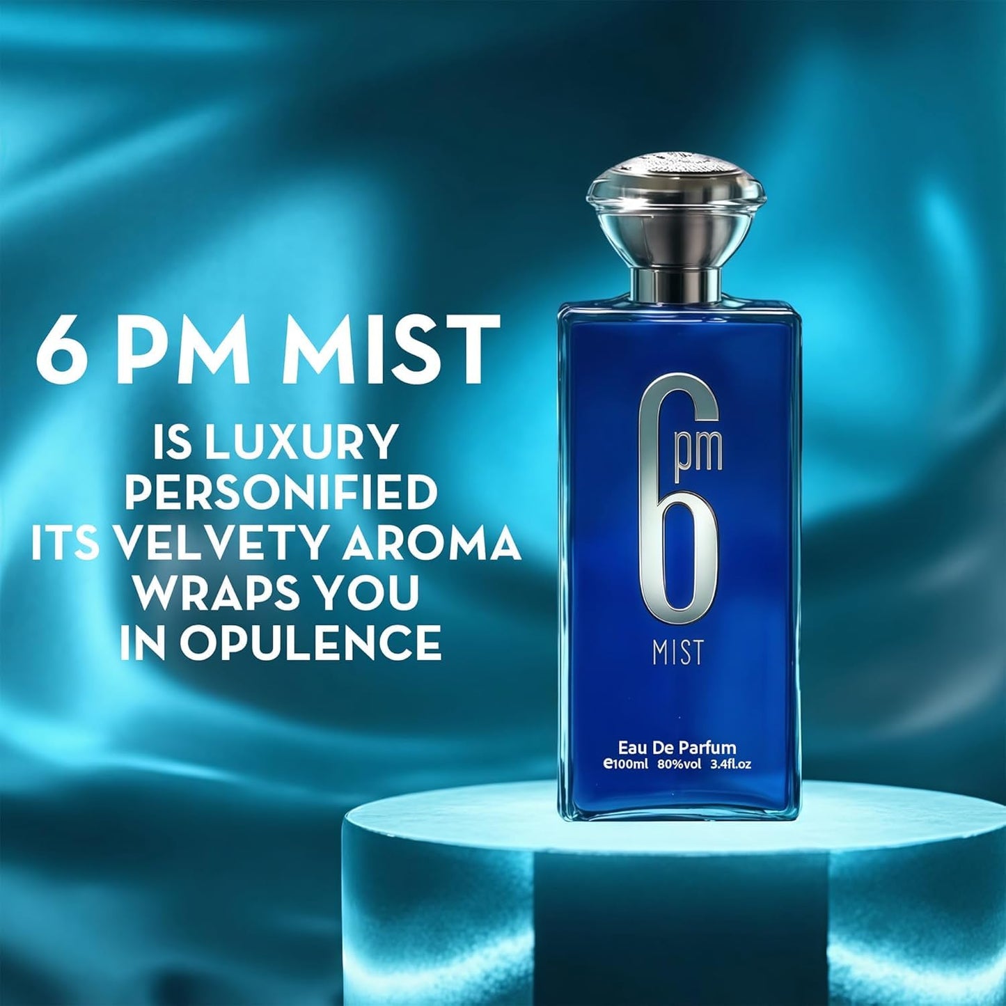 VENEZIO PROFUMO Arabic Inspired Perfume Set, 6 Bottles Collection, Oud Amber, Oud Amber Bleu, Klamath, Lion Black, Klamath, 6PM Mist, 3.4 fl oz Each
