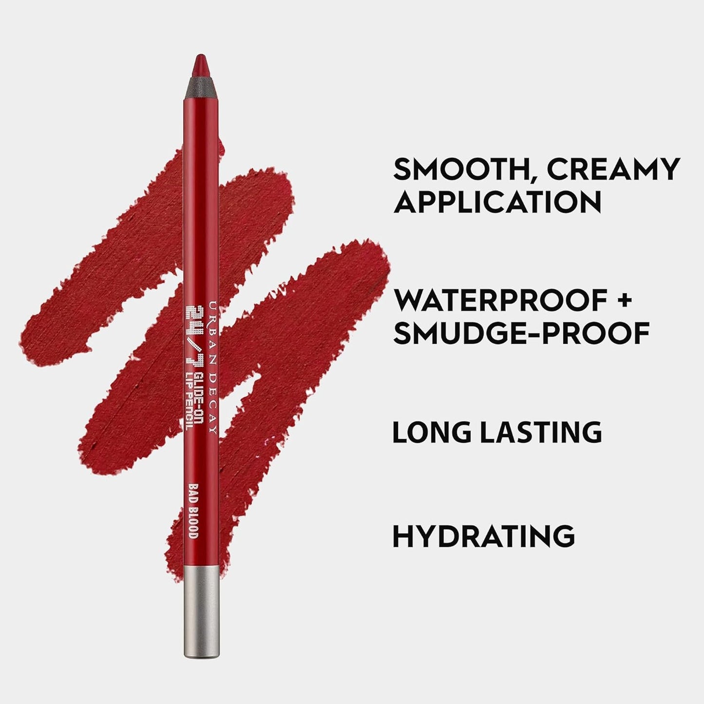 Urban Decay 24/7 Glide-On Waterproof Lip Pencil - Smudge-Proof, Longwearing Lip Liner with Vitamin E - 0.04 oz