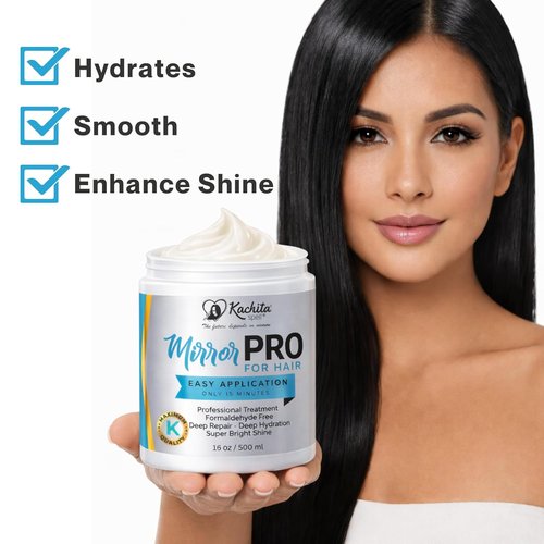 Kachita Spell MirrorPRO Hair Mask - Deep Conditioner for Dry, Damaged Hair | 16 oz Intensive Repair & Hydration