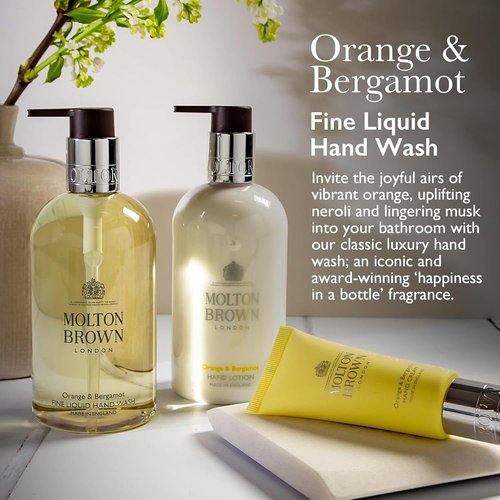 Molton Brown Orange & Bergamot Hand Wash - Luxurious 10 fl. oz. Liquid Cleanser