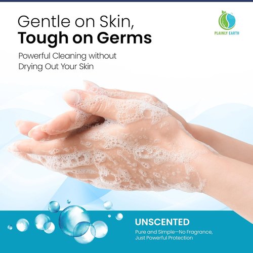 Regine Switzerland Antimicrobial Hand Soap - Gentle, Moisturizing 64 oz Bulk Refill for Kitchen & Bathroom | Unscented