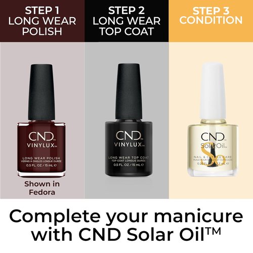 CND Vinylux Longwear Nail Polish - Gel-Like Shine & Chip Resistant, Brown Color, 0.5 Fl Oz