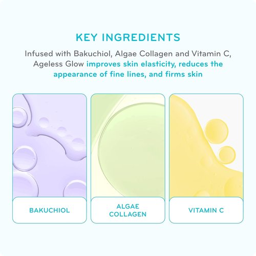 Pūrlisse Ageless Glow Serum BB Cream SPF 40 - Hydrating BB Cream with Bakuchiol & Vitamin C for Youthful Skin - Light Medium (1.4 oz)