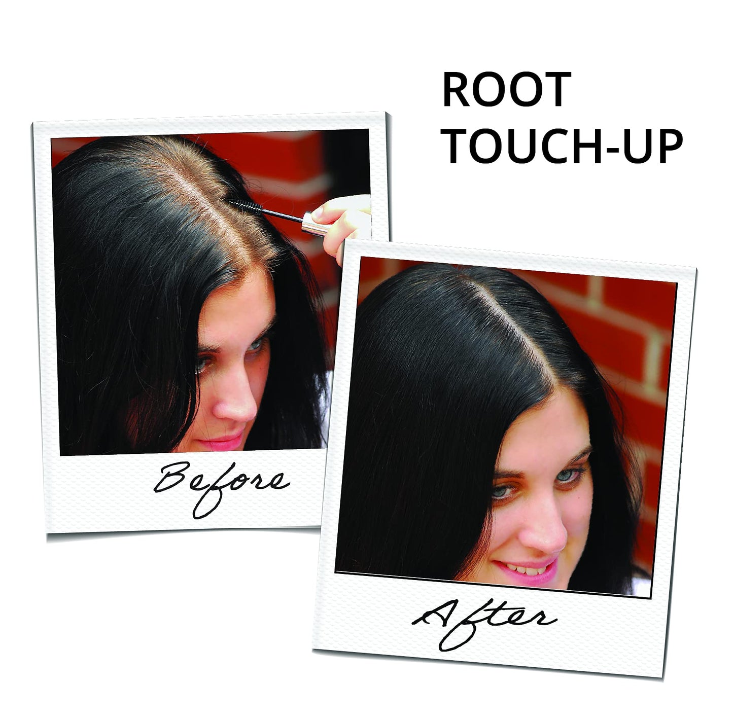Root touch up, temporary hair color to cover gray hairlines, eyebrows, Mustache & Beards Greyfree 2 PACK (ASH BROWN)