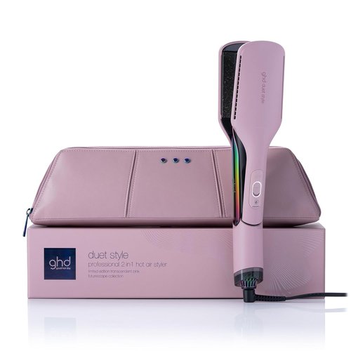 GHD Duet Style - 2-in-1 Flat Iron Hair Straightener & Dryer | Effortless Styling with No Heat Damage | Enhanced Shine