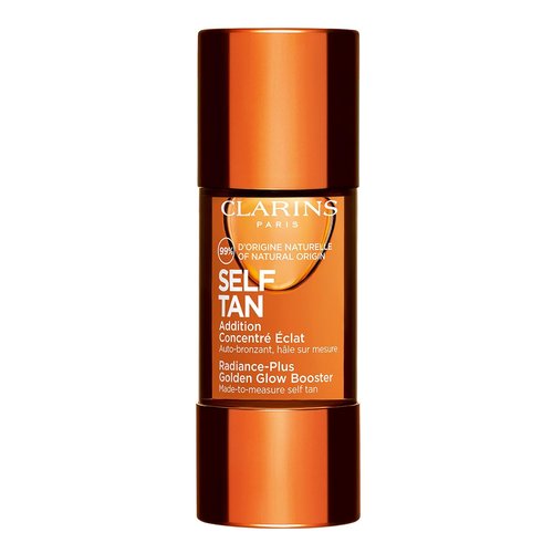 Clarins Self Tanning Face Booster - Natural, Buildable Tanning Drops for Moisturizer | 0.5 Oz