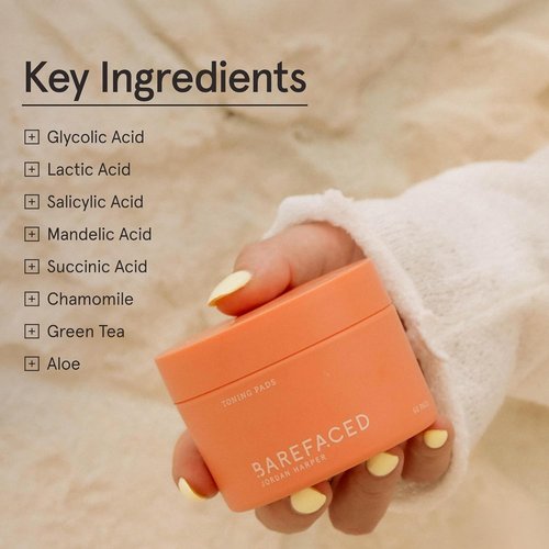 Barefaced Minimalist Kit - Toning Pads & 10-in-1 Skin Booster | Achieve Smoother, Brighter Skin