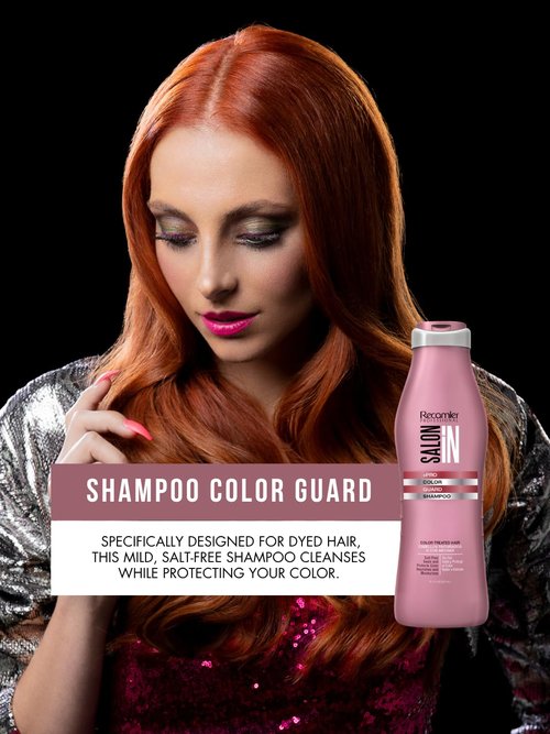 Recamier | Color Guard Shampoo for Color-Treated Hair | Prolongs Vibrancy | Salt-Free | 10.1 fl oz / 300 ml